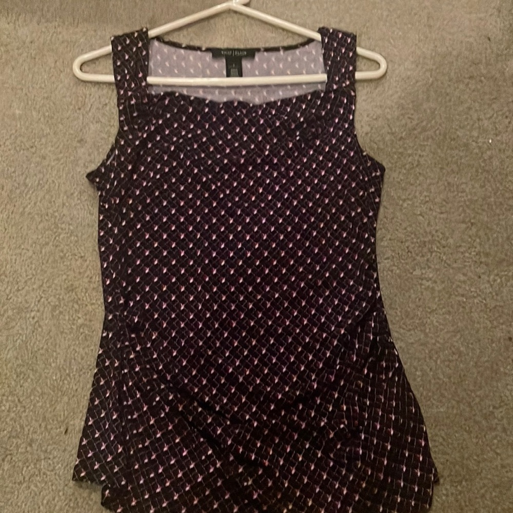 Women’s sleeveless purple top